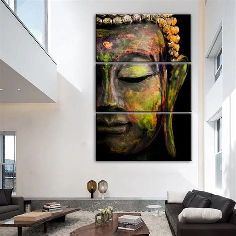 large buddha canvas painting